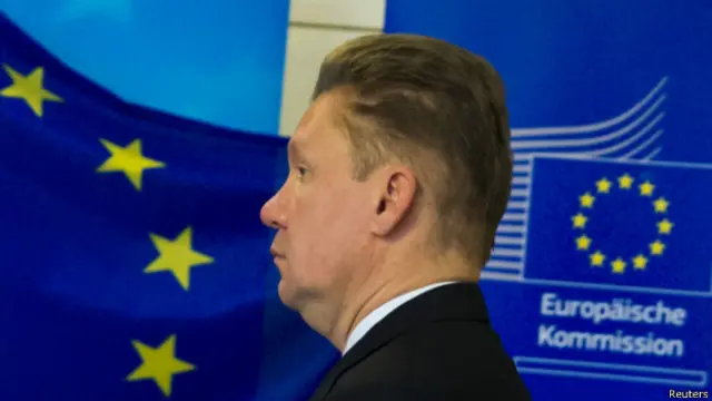 Руководство "Газпрома" надеется на рост экспорта в Европу на 8% к 2017 году (на фото - глава "Газпрома" Алексей Миллер)