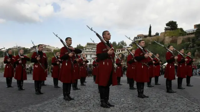 Почетный караул министерства обороны Грузии