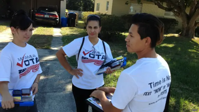 Activistas hispanos en Orlando
