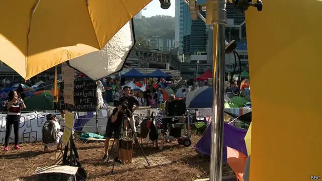 Fotógrafo en Hong Kong