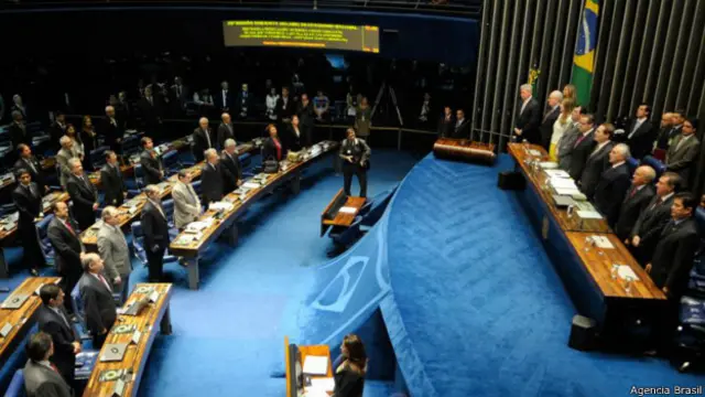 El Congreso brasileño en sesión.