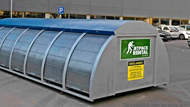 Imagen creada por el diseñador argentino Fernando Barbella, parte de su proyecto Signs from the Near Future