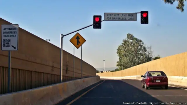 Imagen creada por el diseñador argentino Fernando Barbella, parte de su proyecto Signs from the Near Future