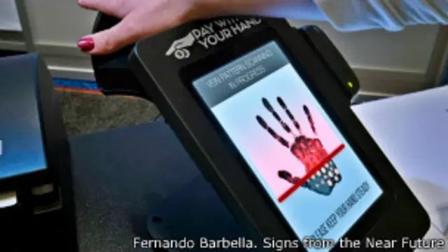 imagen creada por el diseñador argentino Fernando Barbella, parte de su proyecto Signs from the Near Future