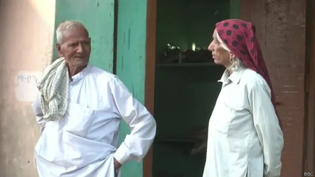 Rajo Devi e seu marido | Foto: BBC