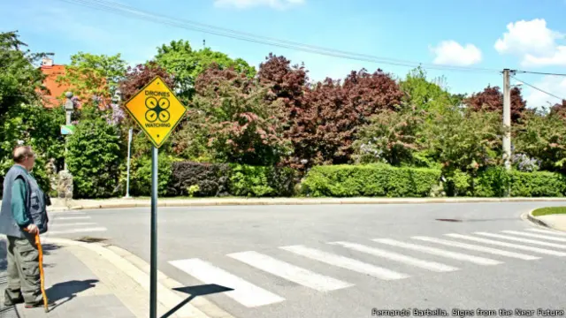 imagen creada por el diseñador argentino Fernando Barbella, parte de su proyecto Signs from the Near Future