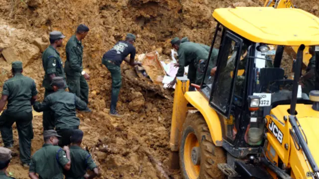 ශ්‍රී ලංකාවේ බදුල්ල ප්‍රදේශයේ සිදු වූ නාය යාම්