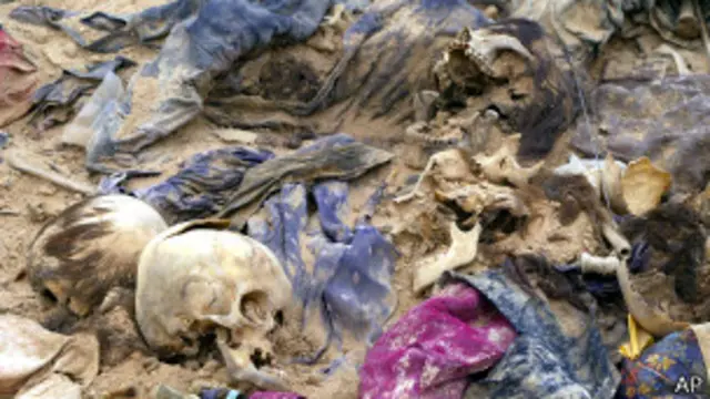 इराक़ में सामूहिक क़ब्र का फ़ाइल फ़ोटो
