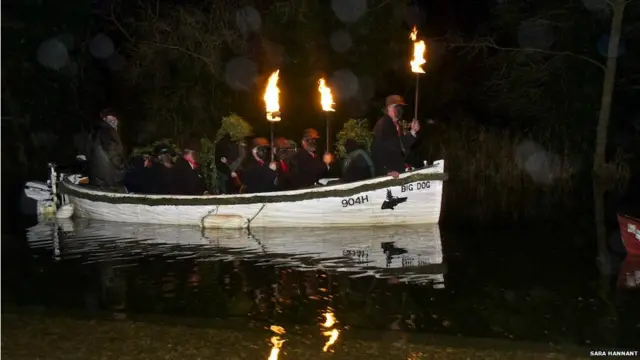 Celebración en Beccles, Suffolk.