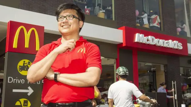 Ông Nguyễn Bảo Hoàng được báo chí trong và ngoài nước quan tâm nhờ thương vụ đưa McDonald vào Việt Nam