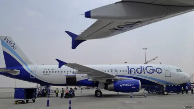 Самолет индийской авиакомпании