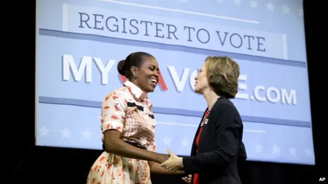 میشل اوباما یکی از حامیان سرشناس و بانفوذ میشل نان است