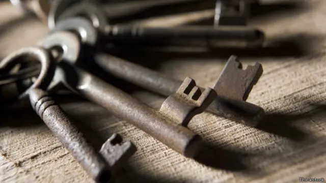 Manojo de llaves antiguas