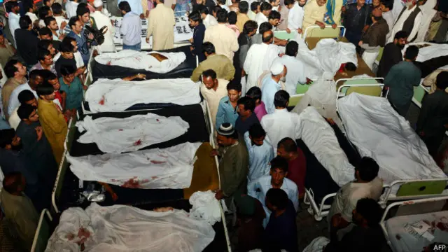 ہسپتالوں کے ایمرجنسی وارڈز لاشوں کو رکھنے کے لیے کم پڑ گئے