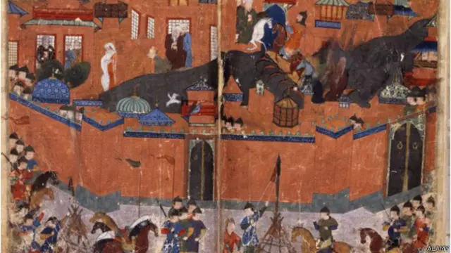 په ۱۲۵۸ کال کې د مغولو له خوا د بغداد کلابندي