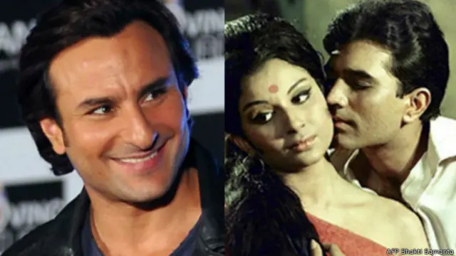  सैफ़ अली ख़ान, शर्मिला टैगोर और राजेश खन्ना 