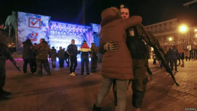 Голосование в Донецке