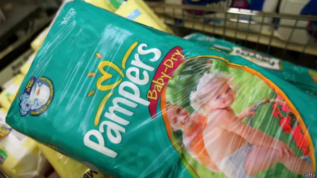 Una de las marcas de Procter and Gamble, Pampers.