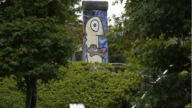 Фрагменти Берлінської стіни у світі