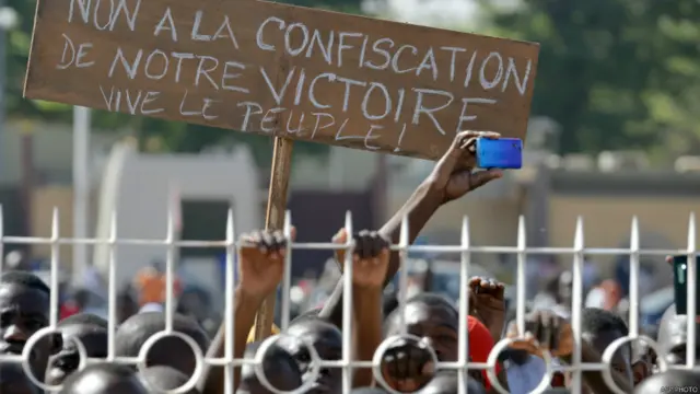 Blaise Compaoré. AFP PHOTO / ISSOUF SANOGO