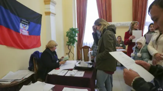 Выборы в Донецке