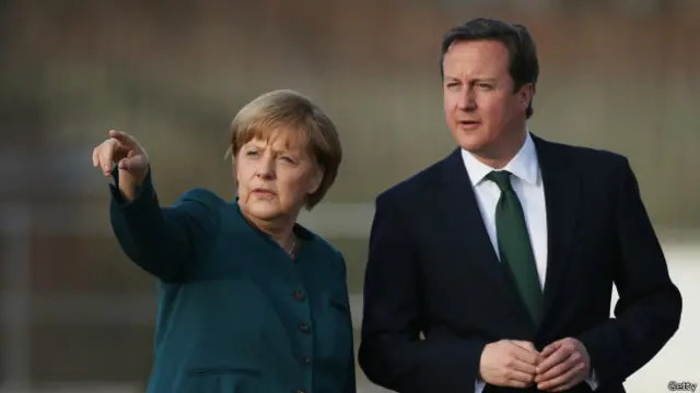 Ангела Меркель и Дэвид Кэмерон