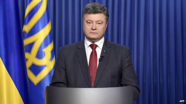 乌克兰总统波罗申科（25/10/2014）