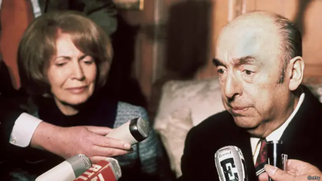 Pablo Neruda y su tercera esposa, Matilde Urrutia