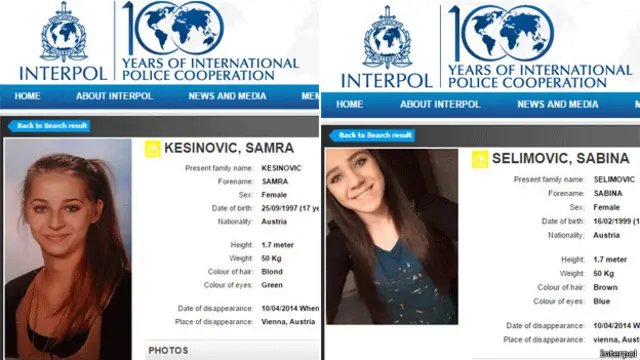 Сабина и Самра пропали весной в Вене, а нашлись в Сирии замужем за боевиками ИГ