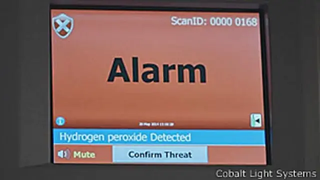 Resultado del escáner de sustancias Insight100