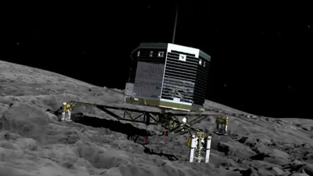 ستمبر میں روزیٹا کے دم دار ستارے تک پہنچے اور اس گرد چکر لگانے کے بعد روبوٹ کو اتارے کا مقام طے کر لیا گیا تھا