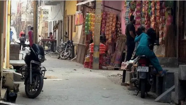 Jalan Chandu Nagar, wilayah kumuh tempat pembunuhan terjadi.