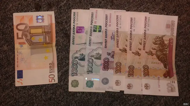 Рубли и евро