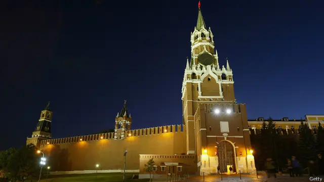 Кремль ночью