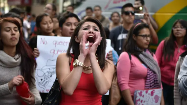 Protes mahasiswa Meksiko 