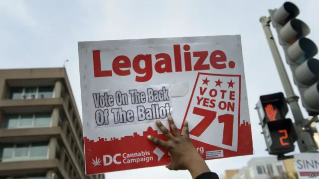 Referendos em Washington (acima), Alasca e Oregon aprovaram medidas pelo uso recreativo da maconha