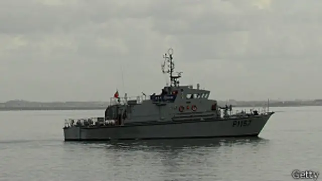 Fragata portuguesa (imagen de archivo)