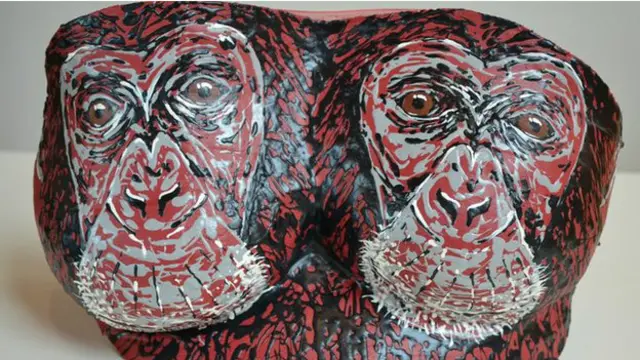 乳房石膏模型艺术品