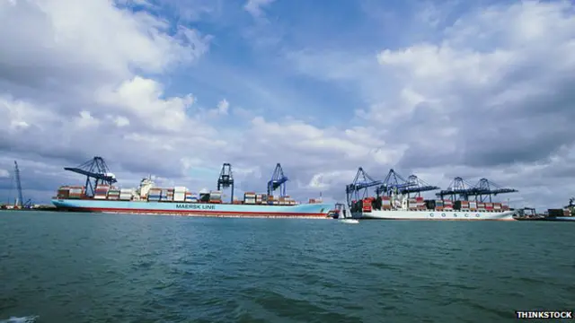 El GPS ha sido probado en Harwich and Felixstowe, el puerto de más tráfico de Reino Unido.