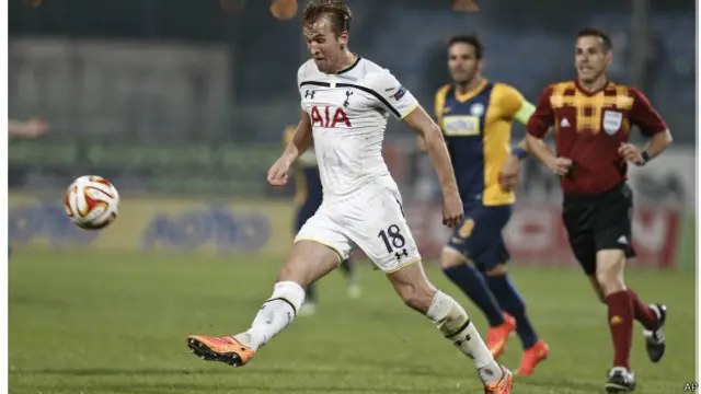 Harry Kane sudah mencetak delapan gol dalam delapan penampilan bersama Spurs.