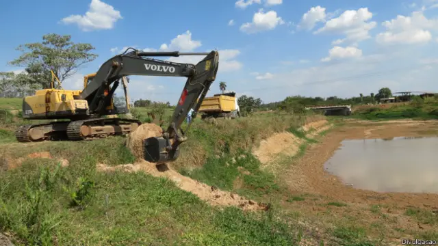 Obra de desassoreamento / Crédito: Divulgação