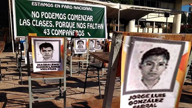 Escuela Nornmal Rural de Ayotzinapa, Guerrero. 