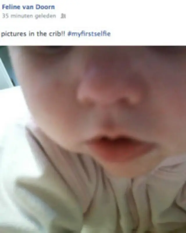 "Selfie de bebê"