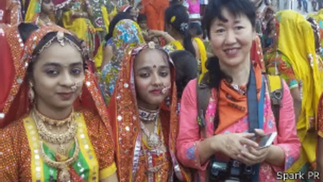 राजस्थान, पुष्कर ऊँट मेला, विदेशी सैलानी