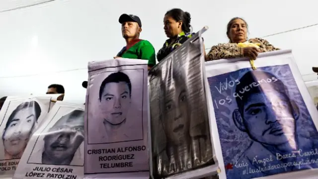 El caso de los estudiantes de la Normal de Ayozinapa ha desatado protestas a lo largo y ancho de México, Foto Getty Images.