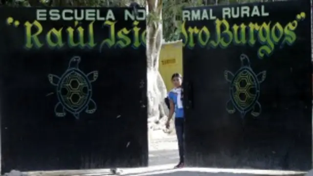 Escuela Normal Rural de Ayotzinapa, Guerrero. Foto: AFP/Getty