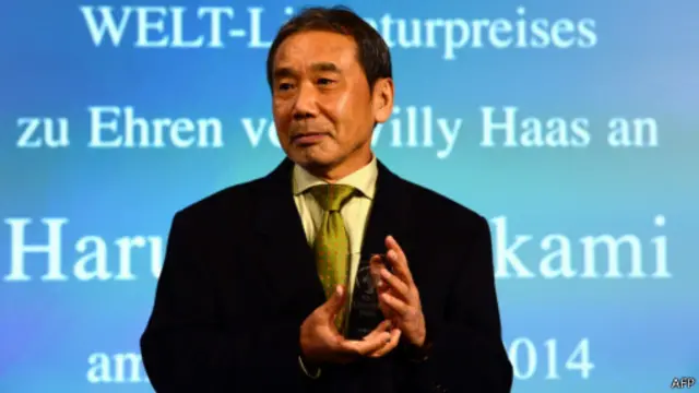 村上春树在致词时回忆起柏林牆，并将香港占中抗议行动与加沙地带暴乱归咎于造成人民分隔的各种围牆。