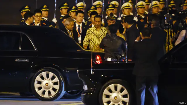 KTT APEC merupakan acara internasional pertama yang dihadiri Presiden Jokowi sejak dilantik.