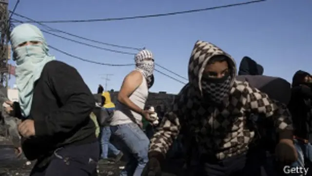 اعتراض فلسطینی‌ها در شرق بیت‌المقدس