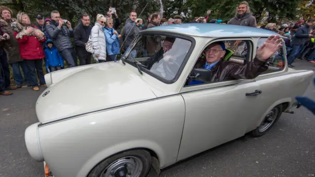Automóvil Trabant en Alemania.